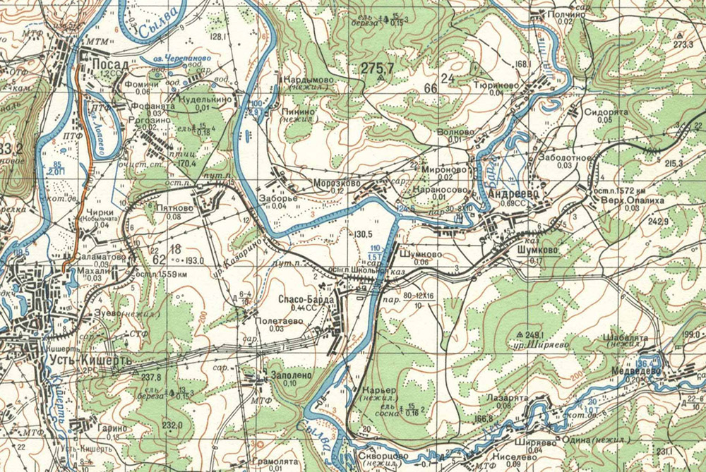 Карта, где находится кладбище паровозов